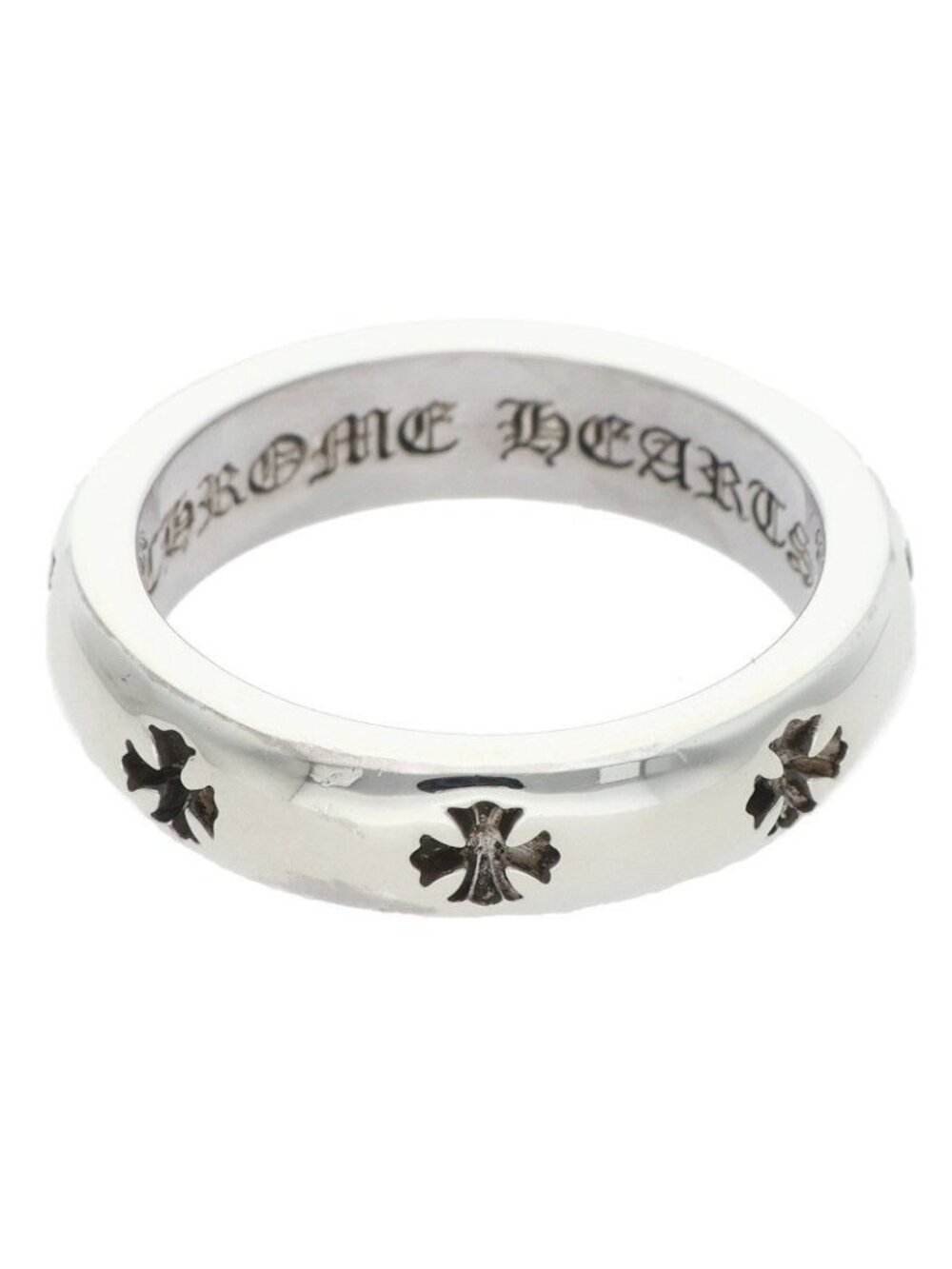 Chrome Hearts Negative CH Plus Silver Ring